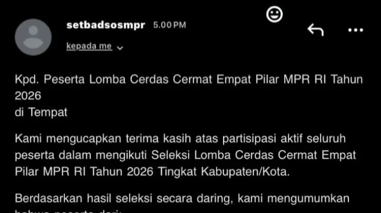 SMAN 2 Bunguran Timur Lolos ke Tingkat Provinsi Lomba Cerdas Cermat Empat Pilar