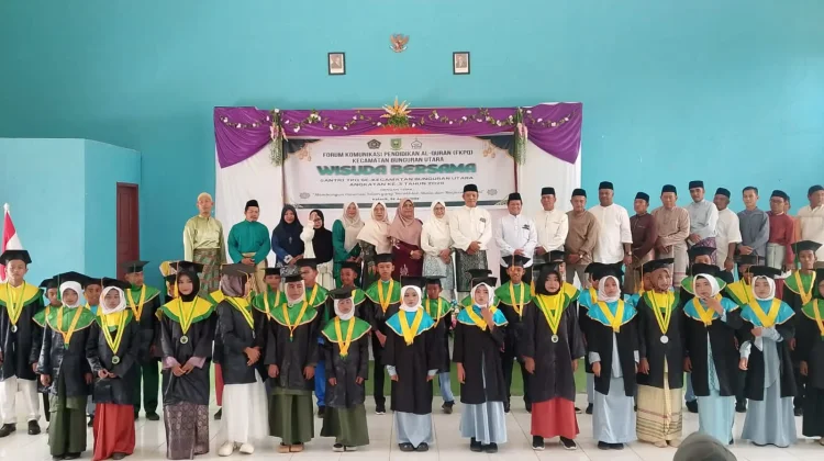 Wisuda Akbar TPQ Bunguran Utara Perkuat Pembinaan Generasi Qurani