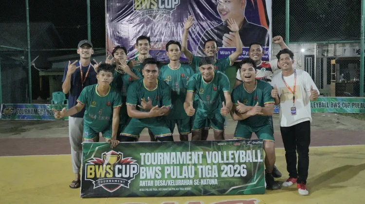 Tim Voli Putra Pulau Tiga A Lolos 8 Besar Turnamen BWS Cup 2026