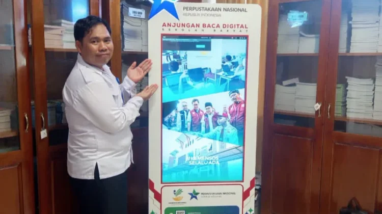 Sekolah Rakyat Terintegrasi 32 Natuna Terima Anjungan Baca Digital