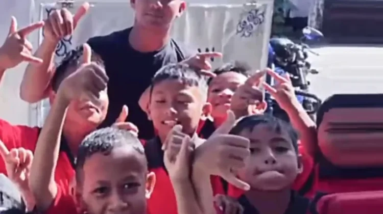 MBG Tetap Disalurkan di Serasan saat Hardiknas