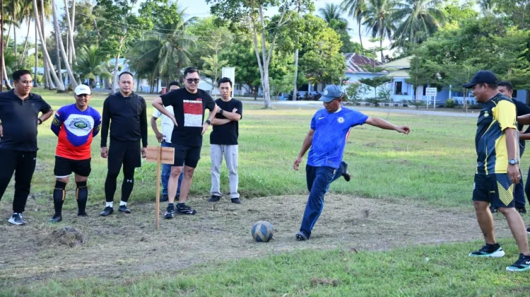 Danlanud RSA Kenalkan Footgolf, Olahraga Baru Natuna