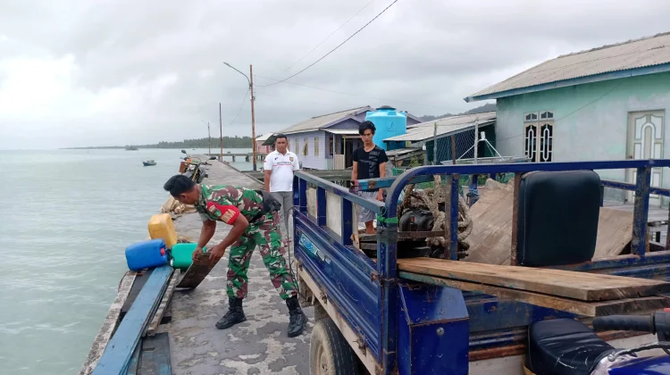 Babinsa Tanjung Pala Gelar Komsos