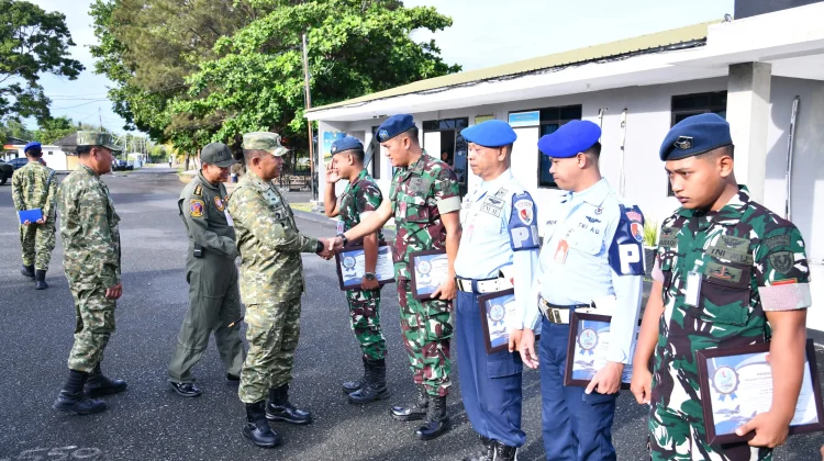 Danlanud RSA Natuna Pimpin Apel Pelepasan 6 Personel