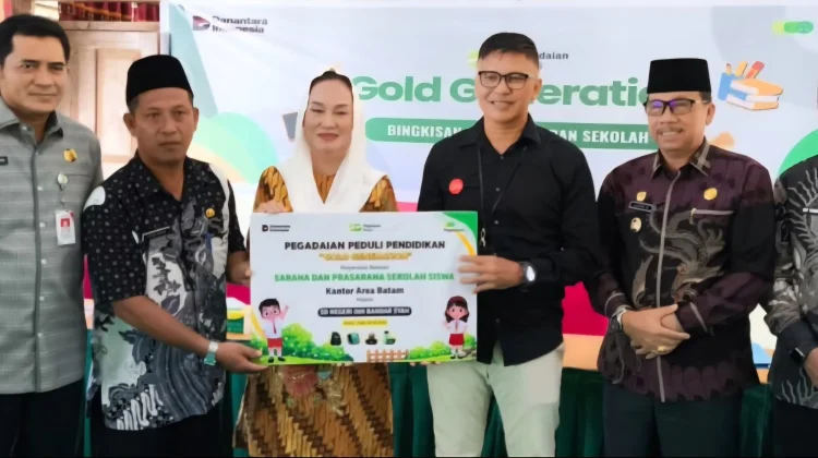Pegadaian Peduli Pendidikan, Ratusan Siswa Natuna Terbantu