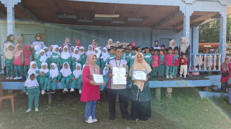 Disdamkarmat Natuna Edukasi Bahaya Kebakaran sejak Dini