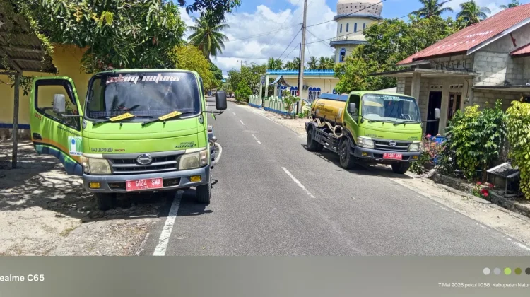 Pemkab Natuna Melalui PDAM Natuna Melakukan Penyaluran Air Bersih