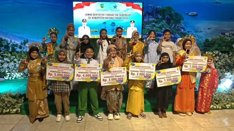 Enam Peserta Terbaik Lomba Bertutur Natuna Resmi Ditetapkan