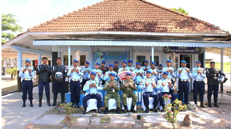 Danpuspomau Kunjungi Satpomau Lanud RSA Natuna