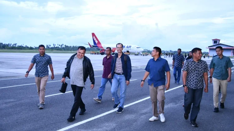 Irkoopsau Berkunjung di Natuna, Lanud RSA Dukung Wasrikkap