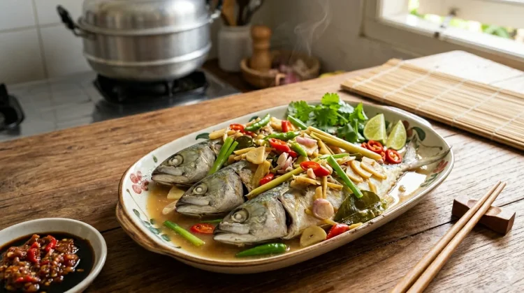 Resep Steam Ikan Kembung hidangan sehat untuk keluarga