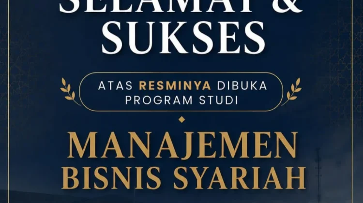 STAI Natuna Resmi Buka Program Studi Manajemen Bisnis Syariah