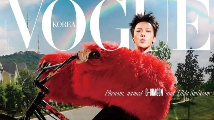 G-Dragon Hiasi Sampul Majalah Vogue Korea Edisi Juni