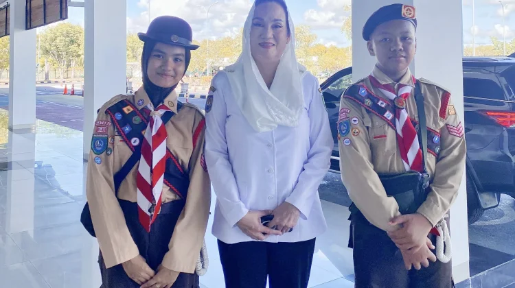 Kwarcab Natuna Kirim Calon Peserta Jambore Nasional Ikuti Gladian Pinru