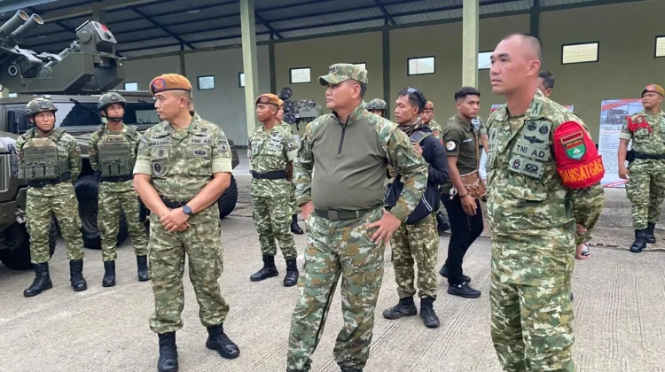 Pangkogabwilhan I Tinjau Kesiapan Operasional Batalyon Komposit 1/Gardapati