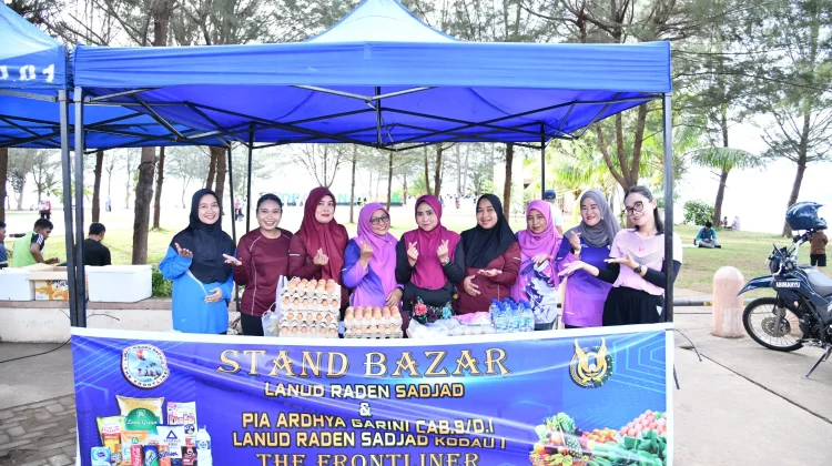 Pasar Minggu Ria Lanud Raden Sadjad Dorong UMKM Natuna Semakin Dikenal