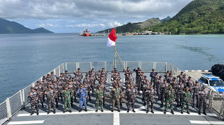 Pangkoarmada I Tinjau Latihan Siaga Tempur Laut Unsur Operasi Guspurla Koarmada I