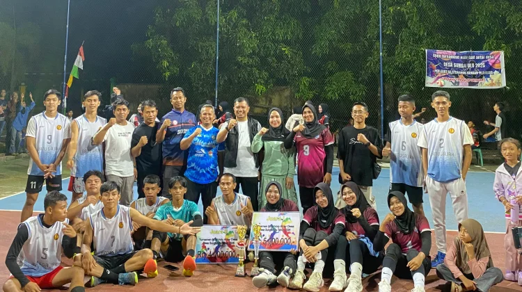 Tim Voli Putri Batu Gajah Juara 1 Turnamen Sungai Ulu 2026