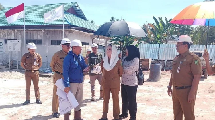 Bupati Natuna Tinjau Progres Pembangunan Pasar Ikan Ranai