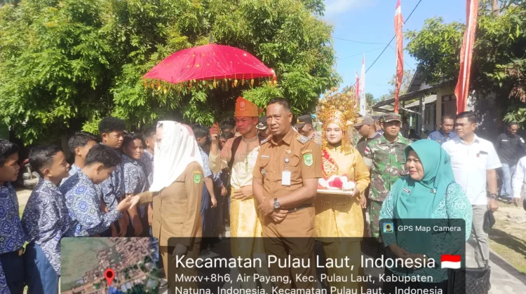 Koramil08/Pulau Laut Ikut Sambut Kedatangan Kepala Daerah Natuna
