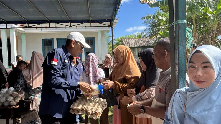 Pasar Murah di Kecamatan Pulau Laut Bantu Masyarakat Wilayah 3T