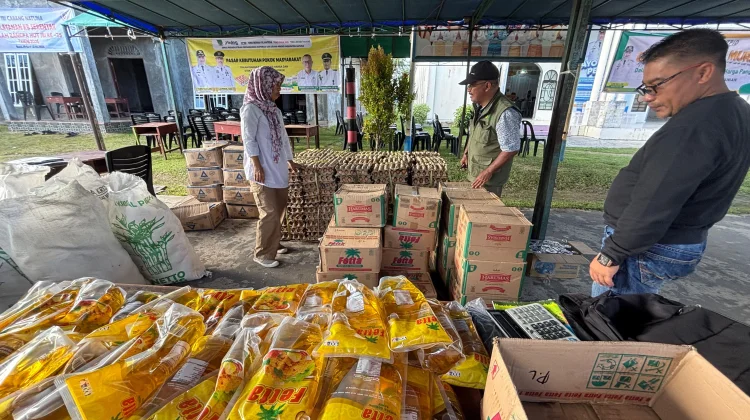 Pasar Murah di Pulau Laut Bantu Tekan Inflasi Daerah