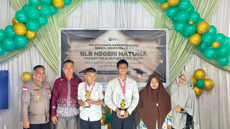 Kapolres Natuna Motivasi Siswa SLB