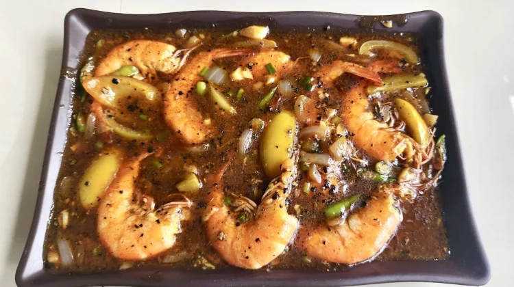 Resep Udang Bumbu Lada Hitam