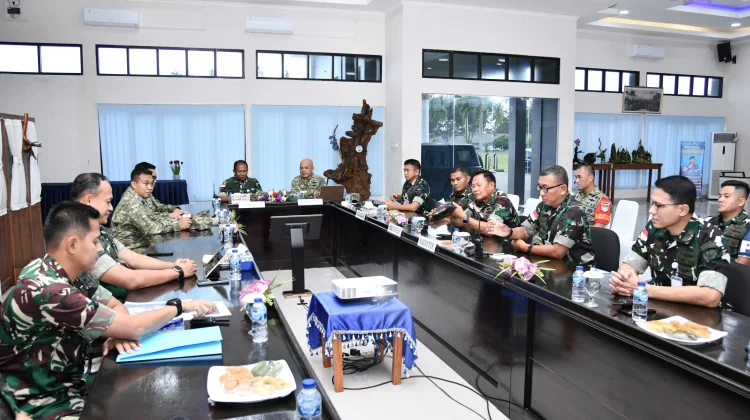 Danlanud RSA Terima Tim Itjen TNI