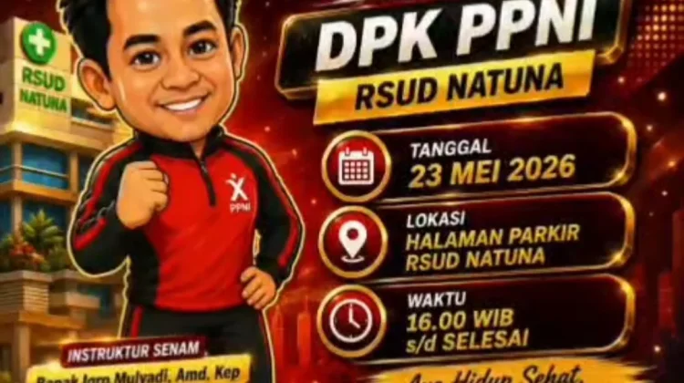 DPK PPNI RSUD Natuna Rutin Gelar Senam Sehat Bersama