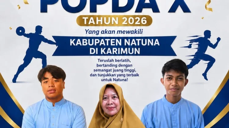 SMAN 1 Bunguran Timur Loloskan Dua Atlet ke POPDA X Kepri