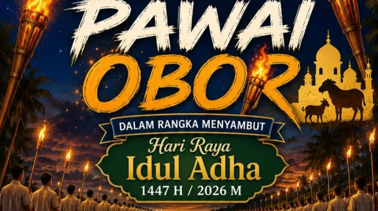 SMAN 1 Bunguran Timur Gelar Pawai Obor Idul Adha