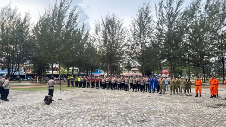 Polres Natuna Gelar Apel  Pengamanan Idul Adha 1447 H