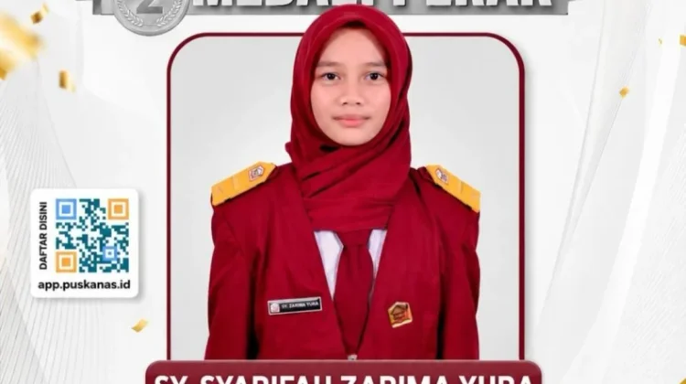Siswi SRT 32 Natuna Raih Medali Perak OSPAN