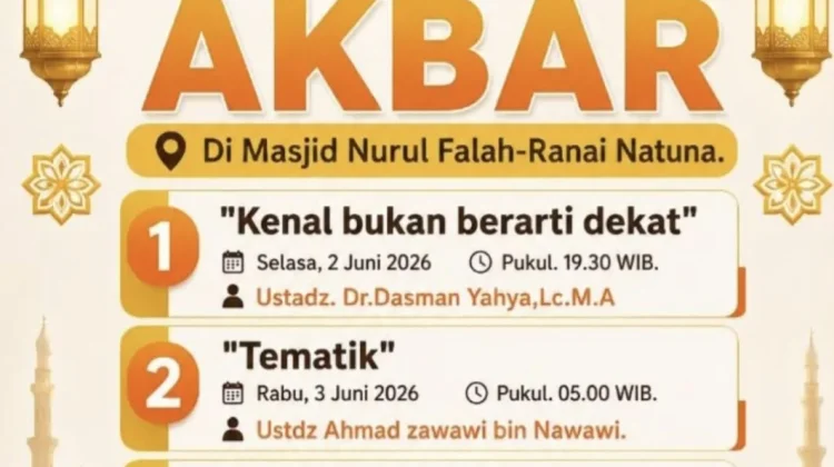 Yayasan Anshor dan DKM Nurul Falah Gelar Tabligh Akbar