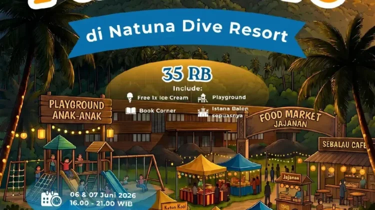 Pasar Sore di Natuna Dive Resort Akan Hadirkan Literasi dan Kegiatan Sosial