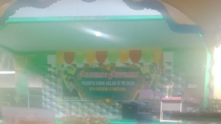Anak TK Tampilkan Tarian Pada Pelepasan MTsN 3 Suak Midai