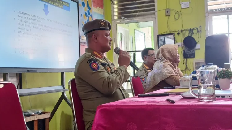 Satpol PP Natuna dan SDN 001 Ranai Bina Bersama Karakter Siswa