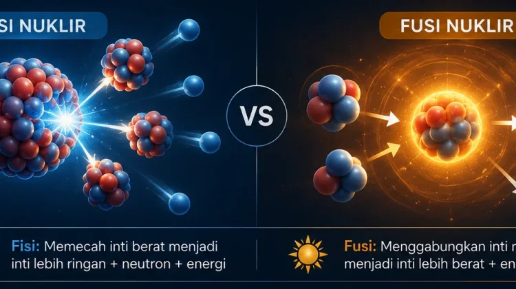 Memahami Perbedaan Fisi dan Fusi Nuklir dengan Pendekatan Sederhana