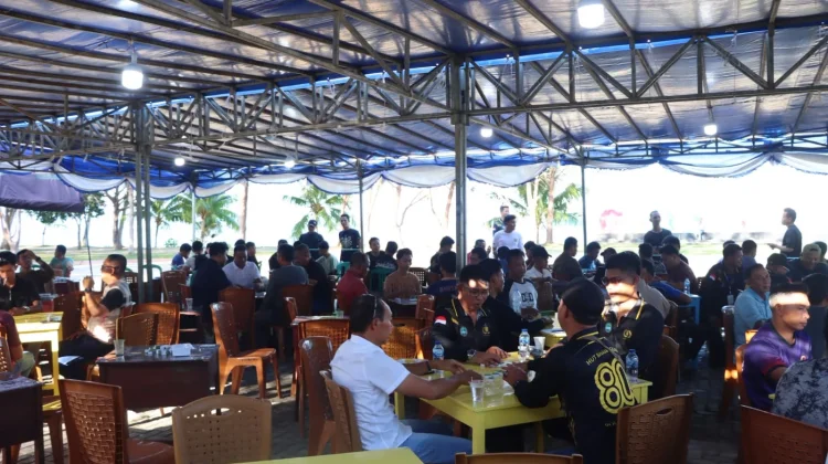 Turnamen Domino HUT Bhayangkara ke-80 Resmi Dubuka Kapolres Natuna