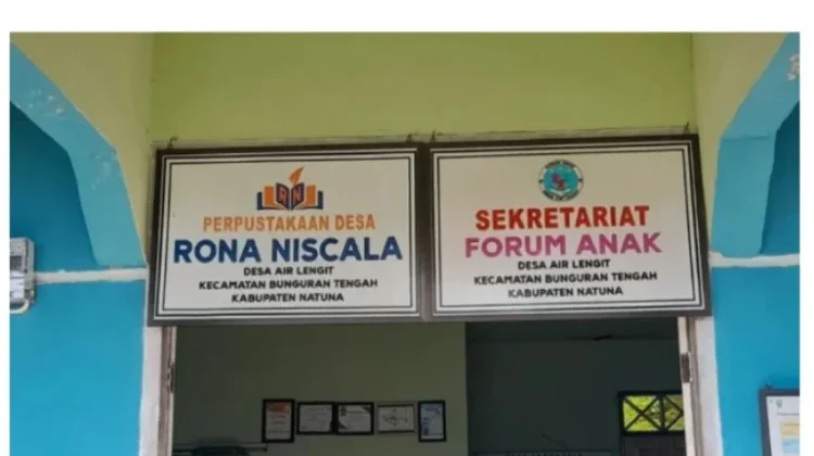 Mengenal Sekilas Perpustakaan Rona Niscala Desa Air lengit