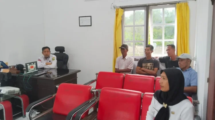 Pemcam Subi Ikuti Rapat Pengamanan Perbatasan Secara Daring