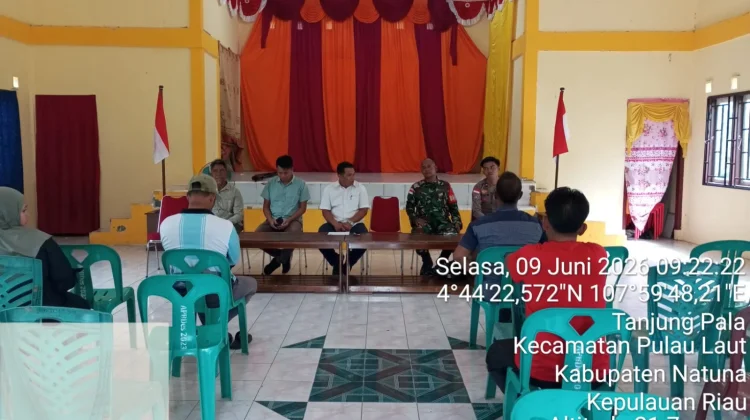 Babinsa Hadiri Rapat Muharam Tanjung Pala