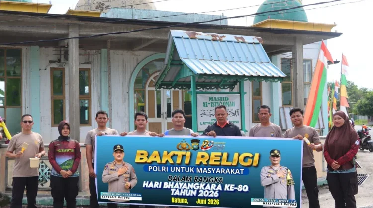 Sambut HUT Bhayangkara ke-80, Polres Natuna Perkuat Komitmen Layanan