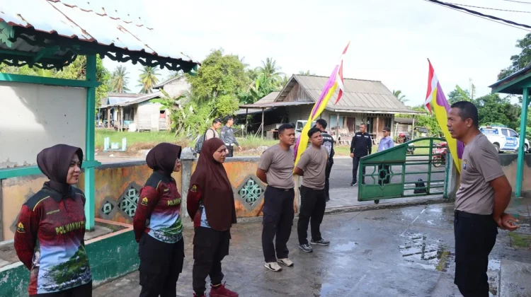 Aksi Asri dan Bakti Religi Polres Natuna Sambut HUT Bhayangkara Ke-80