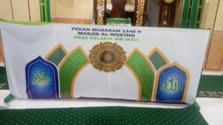 Masjid di Desa  Air Mali Buka Rangkaian Tahun Baru Islam 1448 H