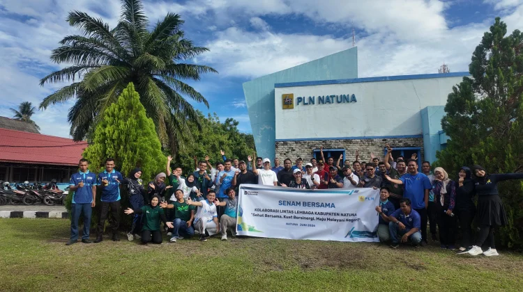 PLN Natuna  Gelar Senam Sehat Bersama