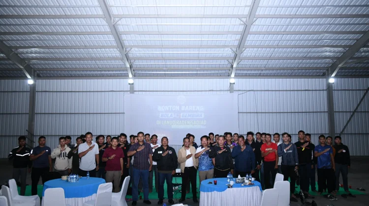 Semarak Pembukaan Piala Dunia 2026, Lanud RSA Hadirkan Nobar Bola Gembira