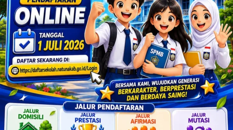 SMPN 2 Bunguran Timur Buka SPMB 2026