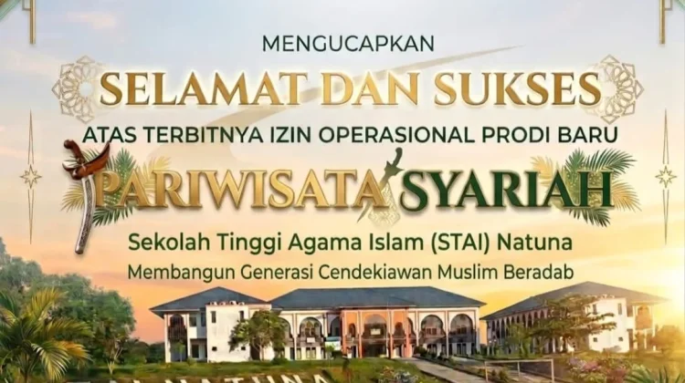 STAI Natuna Buka Prodi Pariwisata Syariah
